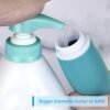 Silicone Travel Bottles for Toiletries TSA Approved Travel Size Containers Set 4 Pack Portable Leak Proof Refillable Cosmetic Squeeze Bottles Shampoo Hair Conditioner Body Lotion Bath Shower Gel - Image 5