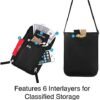 Travel Pouch Neck Wallet Family Passport Holder Organizer Case with RFID Blocking - Image 3