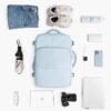 Travel Backpack for Men Women, Carry on Backpack Flight Approved, Personal Item Backpack Bag on Airplanes,Backpacks for Traveling, Travel Essentials,Light Blue - Image 8