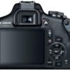 Canon EOS Rebel T7 DSLR Camera Bundle w/ Canon EF-S 18-55mm f/3.5-5.6 is II Lens + 2pc SanDisk 64GB Memory Cards, Wide Angle Lens, Telephoto Lens, 3pc Filter Kit + Accessory Kit - Image 3