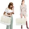 Travel Weekender Bag for Women, Overnight Bag with Shoe Compartment Oversized Travel Duffel Bag Carry On Tote 21" - Image 2