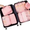 BAGAIL 8 Set Packing Cubes, Lightweight Travel Luggage Organizers with Shoe Bag, Toiletry Bag & Laundry Bag (Blush Pink) - Image 7
