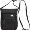 Neck Wallet Travel Pouch Family Passport Holder Organizer Case with RFID Blocking - Black - Image 5