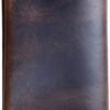 Hide & Drink, Leather Passport Case With Credit Card Slot, Bills Holder, Traveler Essentials, Handmade :: Bourbon Brown - Image 3