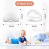 Smlpuame Pacifier Case,6 Pack BPA Free Pacifier Holder Case,Transparent Container Box for Baby Binky（Not Included),Essential Pacifier Accessories,Alway Keep Paci Clean,Easy to Clean(Transparent) - Image 5