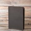 M RUFOUS Premium Leather Handmade Passport Holder - 4X5.5 Inch - Black, 100% Genuine Leather Credit Card Holder, Travel Bifold Wallet for Men, Leather Travel Wallet - Image 4