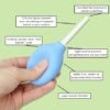Bottom’s Digest Enema Bulb 3.0-oz Anal Douche with Easy-Clean 6-cm White Tip for Men & Women - Image 2