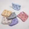 Makeup bags for Women - Corduroy Cosmetic Preppy Bag Aesthetic with Cute Smiley Faces, Large Capacity Travel Organizer Zipper Pouch for Essentials. - (Yellow) - Image 3