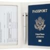 Passport Holder,Cute Passport Cover for Women Men,Travel Document Organizer Holder Boy Girl Wallet personalized Leather Rfid Passport Wallet (Shark) - Image 7