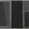 Cynure Leather Passport Cover CDC Vaccine Card Holder Combo Men & Women Travel Passport Case, grey - Image 4