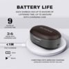 S2 Active Noise Cancelling Wireless Earbuds, Immersive Sound and Clear Call,in Ear Detection,Build in Mic,36H Playtime with Metal Smart Charging Case,IPX5 Waterproof Sport Black Headphones - Image 5