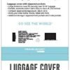 Conair Suitcase Cover, Luggage Cover with Four Zippered Pockets for Travel in Black by Travel Smart - Image 2