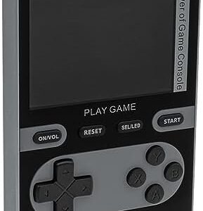 [UL Listed] Kastar 2 in 1 Handheld Video Game Console Built-in 500 Classic Mini Games with 5000mAh Battery Pack Magnetic Power Bank Wireless Charger Max 15W【Color: Gray】