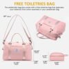 LOVEVOOK Weekender Bag for Women Cute Travel Tote Bag Gym Duffel Bag with Toiletry Bag Carry On Bag Overnight Hospital Bag - Image 2