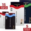 Boxiki Travel RFID Blocking Sleeves, Set with Color Coding | Identity Theft Prevention RFID Blocking Envelopes and Passport Covers - Image 4