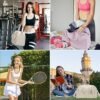 Gym Bag for Women Sport Duffel Bag for Men with Shoes Compartment Travel Duffle Bags with Wet Pocket School Yoga Football Basketball Lightweight Carry on Weekender Bags Key Purse - Image 8