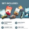 Packing Cubes for Travel-Extra Large Luggage Organizers 7 Piece Set-Ultralight, Expandable/Compression Bags for Clothes by TRIPPED Travel Gear (National Parks) - Image 2