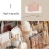 Portable Large Capacity Cosmetic Bag, Skincare Products, Makeup Brush Storage Bag, Double Layer Makeup Bag (Upgraded-White) - Image 6