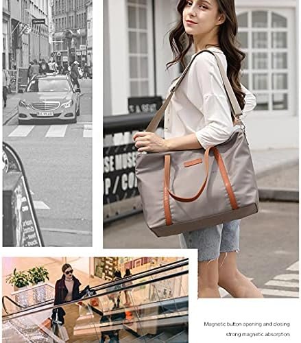 Laptop Bag Waterproof Lightweight Tote Bag for Women Nylon Briefcase Computer Work Shoulder Handbag Fits 15.6 inch Laptop - Image 9