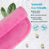 Orighty Makeup Remover Cloths 6 Packs, Makeup Removal Face Cleansing Cloth, Reusable Microfiber Facial Cleansing Towels, Remove Instantly Dirt with Just Water, 12 x 6 in, 6 Colors - Image 4