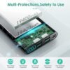 Portable Charger 38800mAh,LCD Display Power Bank,4 USB Outputs Battery Pack Backup, USB-C in&out Dual Input Phone Charging Compatible with iPhone 15/14/13 Pro Max/12,Android Samsung Galaxy Pixel Nexus - Image 2