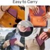 Leather Passport Holder, Handmade Passport Cover with Card and Ticket Slot - Genuine Leather, Elegant Design, Easy Access - Passport Case, Passport Wallet, Passport Holder - Image 3