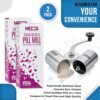 Pill Grinder - 2 Pack Pro Pill Crusher and Cutter That Grinds Your Pills and Tablets to Help Make Taking Medication and Supplements Easier, Manual Stainless Steel Design - Image 2