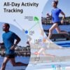 Wwzzey Smart Watch for Men/Women (Answer/Make Call), 1.7 Touch Screen Activity Tracks with Heart Rate Blood Oxygen Sleep Monitor, 28 Sport Modes, AI Voice, Compatible with Android and iOS Phones - Image 6