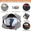 Realer Weekender Bag for Women, Travel Duffle Bag with Toiletry Bag, Large Carry on Overnight Bag with Shoe Compartment,Waterproof Mommy Hospital Bags for Labor and Delivery - Image 4