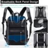 Travel Backpack for Men Women,45L Carry On Backpack Flight Approved,Large Laptop Backpack,Expandable Luggage Backpack Water Resistant Bookbag Daypack Fit 17 Inch - Image 6