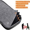 RFID Travel Passport Holder Wallet Family, Waterproof Document Organizer Passport Card Cover with Wristlet Strap for Men & Women - Image 3