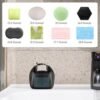 Travel Soap Container Bag, 2 Pack Portable Soap Holder Travel Case (Black) - Image 5