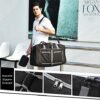 Felipe Varela Duffle Bag with Shoes Compartment and Adjustable Strap,Foldable Travel Duffel Bags for Men Women,Waterproof Duffel Bags - Image 4