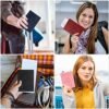 4 Pack Passport Holder, Leather Passport Cover Travel Essential Cruise Must Have Passport Holders Slim and Portable for Travel, Passport Cover for Women Men - Image 6