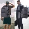 Travel Backpack for Men Women,45L Carry On Backpack Flight Approved,Large Laptop Backpack,Expandable Luggage Backpack Water Resistant Bookbag Daypack Fit 17 Inch - Image 7