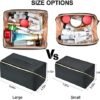 Portable Makeup Bag Opens Flat for Easy Access,Waterproof Cosmetic Bag Toiletry Bag,Travel Accessories Overnight Bag for Toiletries and Daily Use,Gifts for Women - Image 3