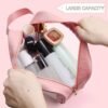 MAANGE Toiletry Bag for Women Men, Translucent Waterproof Makeup Cosmetic Bag Travel Organizer for Accessories, Toiletries - Image 4