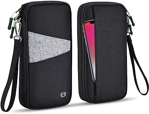 Family Passport Holder Wallet, RFID Passport Wallet Travel Documents Organizer for Men & Women, Waterproof Travel Essentials, Fit 5 Passports - Image 7