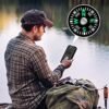 Feeke Solar-Charger-Power-Bank - 36800mAh Portable Charger,QC3.0 Fast Charger Dual USB Port Built-in Led Flashlight and Compass for All Cell Phone and Electronic Devices (Black) - Image 6