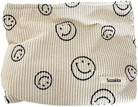 DSDFIDn Velvet Makeup Bag Cosmetic Bag for Women Large Capacity Canvas Makeup Bags Travel Toiletry Bag Accessories Organizer Purse