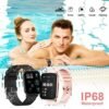 Smart Watch for Android Phones iPhone Compatible, 1.65”Smartwatch Activity Tracker Fitness Smart Watches for Women Men,IP68 Waterproof Watch Pedometer Heart Rate Sleep Monitor (Pink) - Image 5