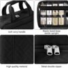 Travel Toiletry Bag,Large Hanging Toiletry Bags for Traveling Women, Water-resistant Makeup Travel Bags - Toiletry Bag for Travel Size Essentials Accessories Cosmetics -Perfect Gifts for Women - Image 4