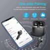 Wireless Earbuds, Bluetooth 5.3 Earbuds Stereo Bass, Bluetooth Headphones in Ear Noise Cancelling Mic, Earphones IP7 Waterproof Sports, 32H Playtime USB C Mini Charging Case Ear Buds for Android iOS - Image 5