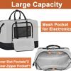 Travel Weekender Bag for Women, Overnight Bag with Shoe Compartment Oversized Travel Duffel Bag Carry On Tote 21" - Image 4