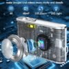 Digital Camera FHD 4K 48MP Vlogging Camera with Autofocus Dual Camera 16X Digital Zoom with 32GB Card Small Digital Cameras for Pictures Portable Compact Travel Camera for Kids Boys Girls Teens,White - Image 8