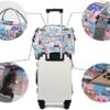 Travel Duffle Bag Weekender Overnight Bag Gym Tote Bag with Dry and Wet Separated Pocket for Women Girls Shoulder Bag Workout Duffel Bag Water Resistant (colorful triangle) - Image 5