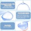Pacifier Case,4 Pack BPA Free Pacifier Holder Case with Lanyard for Diaper Bag,Pacifier Container Box for Baby Binky Nipple Travel,Essential Pacifier Accessories,Easy to Clean,Blue - Image 3