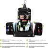 LAVIEVERT Toiletry Bag/Makeup Organizer/Cosmetic Bag/Portable Travel Kit Organizer/Household Storage Pack/Bathroom Storage with Hanging for Business, Vacation, Household - Black - Image 4