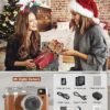 5K Digital Camera for Photography, 48MP Autofocus Vlogging Camera with Viewfinder & Dual Camera, 16X Digital Zoom Point and Shoot Cameras with 32GB SD Card 2 Batteries Compact Travel Camera - Image 7