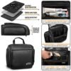 AvaJex Travel Toiletry Bag for Men and Women - Large Hanging Organizer - Waterproof Hygiene Bag with Metal XXL Swivel Hook, YKK Zippers and 19 Compartments for Toiletries, Makeup, Cosmetics - Image 6